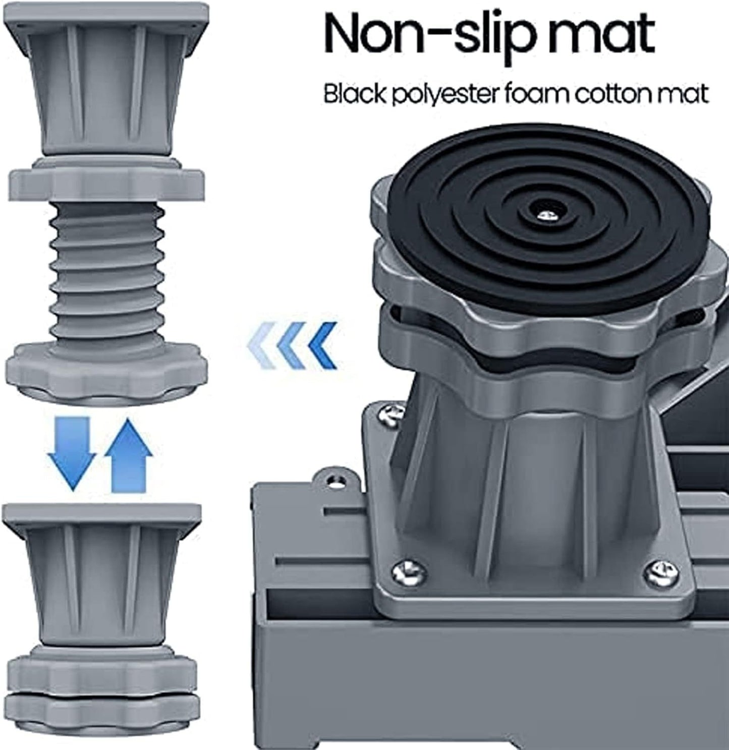 Adjustable Washing Machine & Refrigerator Stand