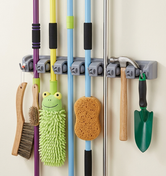 Brooms And Toiletries Organizer
