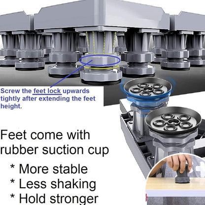 Adjustable Washing Machine & Refrigerator Stand